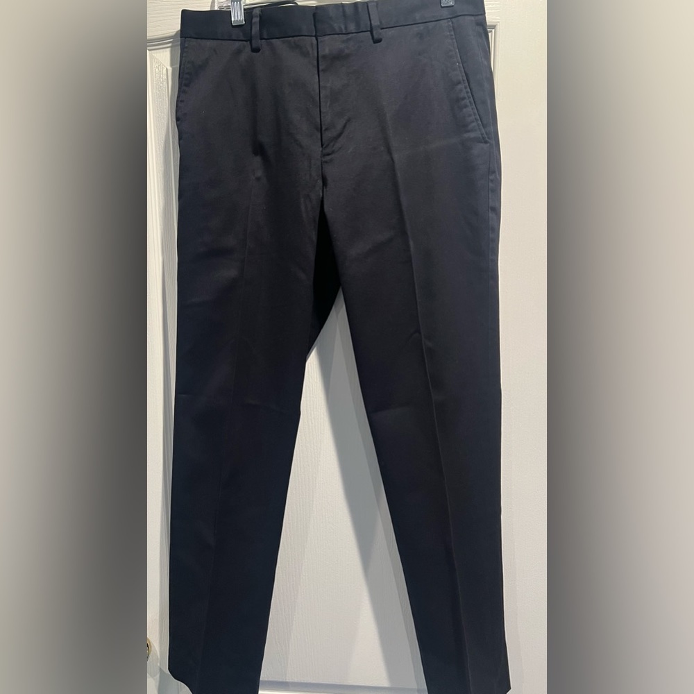 J.Crew Men’s Ludlow Black Pants, Slim Fit